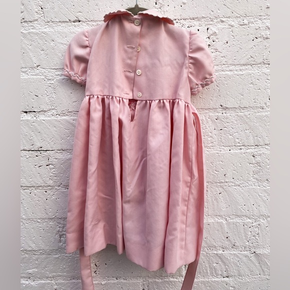 Vintage Girls 3T Pink Dress - Picture 2 of 3
